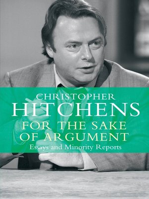cover image of For the Sake of Argument